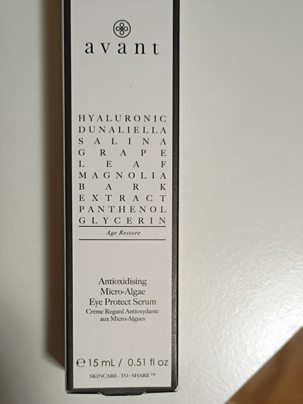 Avant Antioxidising Micro-Algae Eye Protect Serum